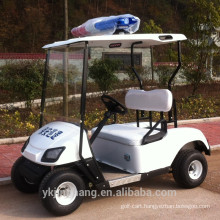 2 seater mini police gas powered golf carts for community